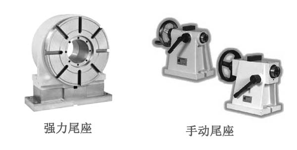 四轴加工中心选配强力或手动尾座